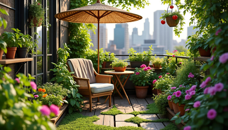 découvrez comment transformer votre petit balcon en un espace vert luxuriant avec nos conseils pratiques sur le jardinage urbain. apprenez à cultiver vos plantes en optimisant l'espace et en choisissant les bonnes espèces pour profiter d'un jardin urbain florissant, même dans les plus petites surfaces.